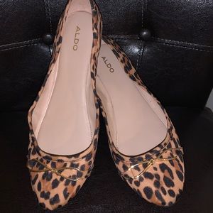 Aldo Leopard Print Ballet Flats